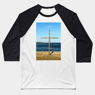 Seaside Cross Baseball T-Shirt